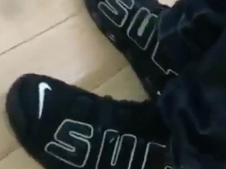 Supreme x Nike Air More Uptempo 鞋款著用影片流出！