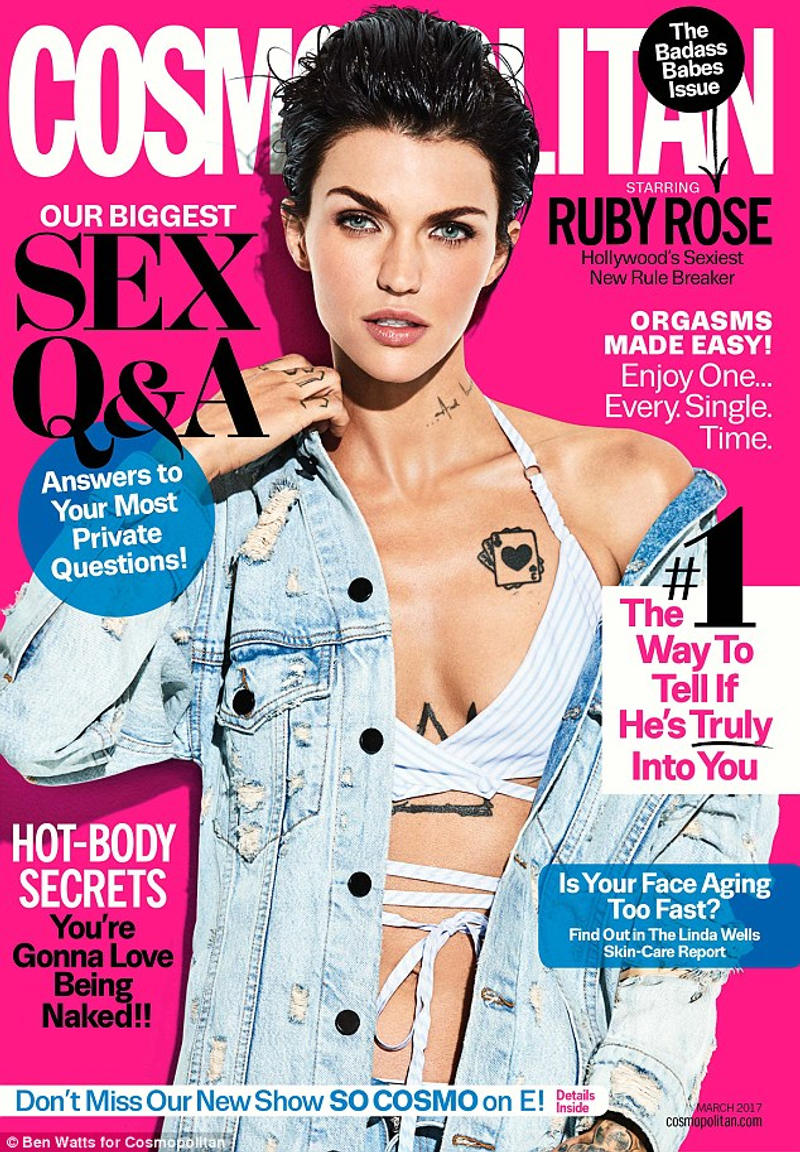 中性魅力無敵!帥氣澳洲女模 Ruby Rose 自爆「我與女友性生活非常美滿」! | Juksy 街星