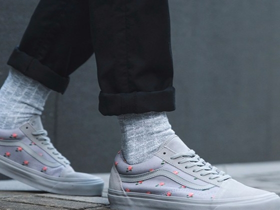 Undercover x Vans 聯乘鞋款：當街頭味十足的 Vans Old Skool 遇上小碎花⋯⋯