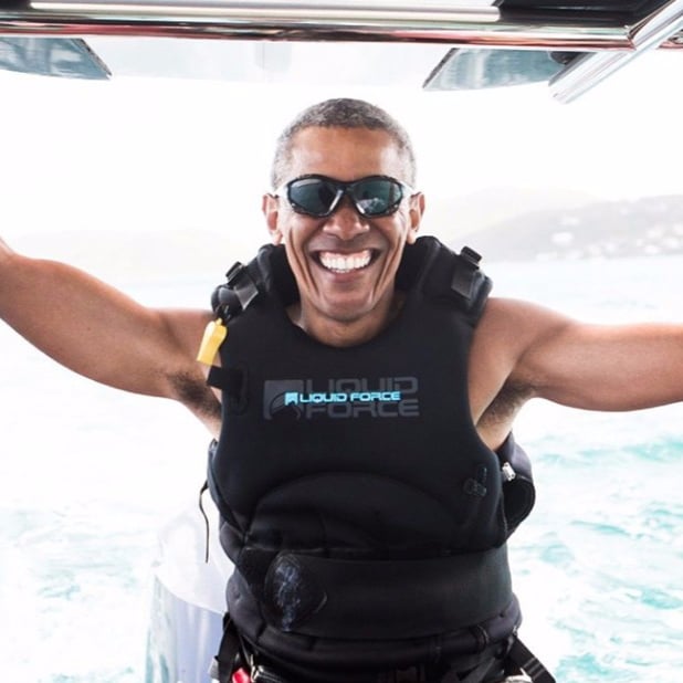 最熱血前總統再出招，歐巴馬於加勒比海岸邊度假邊玩「這項」鐵血極限運動