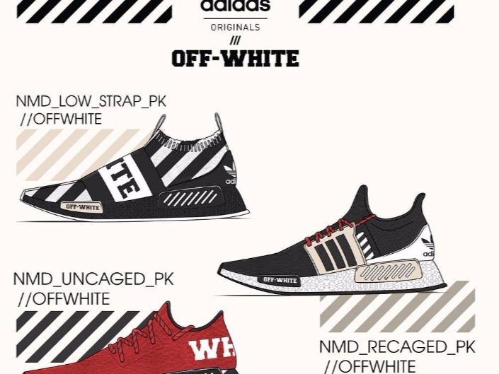 真的假的啦！OFF-WHITE X ADIDAS？國外球鞋頭先幫你設計出來