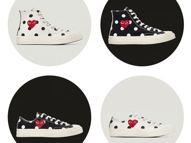 鞋迷繼續愛好愛滿！ COMME des GARÇONS PLAY x Converse 新款搶曝
