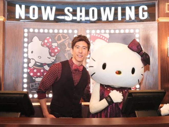 威秀影城與三麗鷗聯手打造HELLO KITTY RED CARPET美式餐廳，修杰楷直呼太可愛