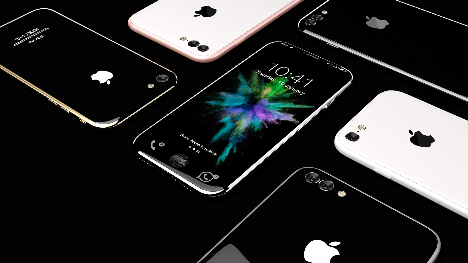 無線叉電、螢幕內置 Home Button 外，流傳 iPhone 8 更加入 3D Selfie 的功能！