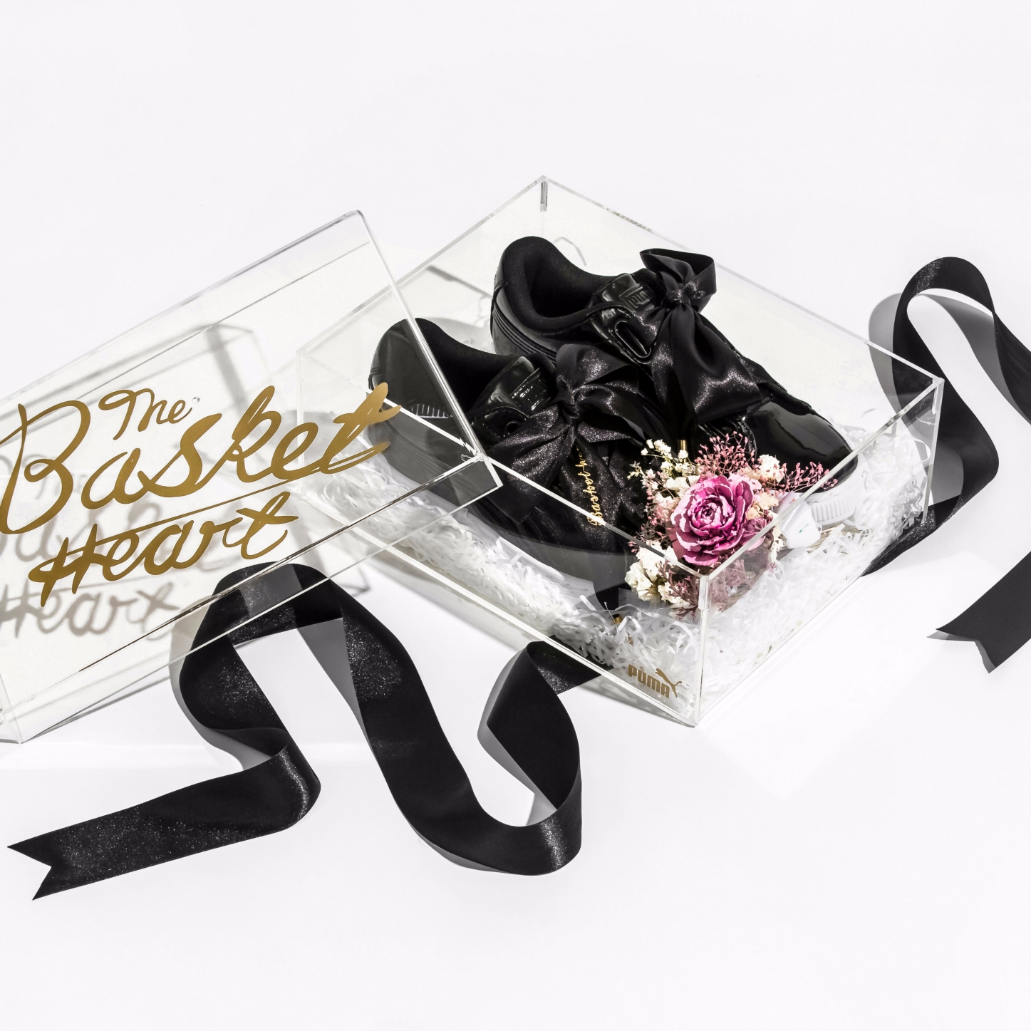 太美啦！台灣才有！ PUMA BASKET HEART 蝴蝶結鞋 客製化精裝禮盒 限量開放預購中！