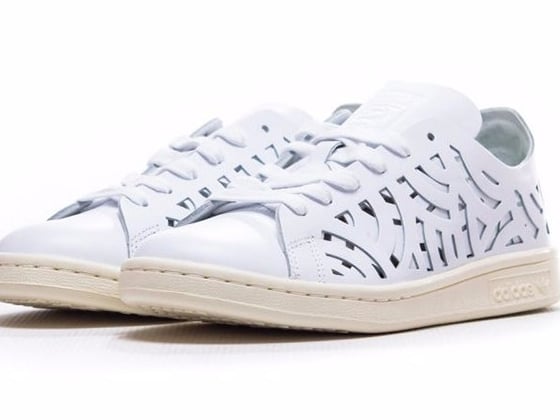 純白球鞋太單調？這對 Laser Cut 設計的 Stan Smith 就適合你了！