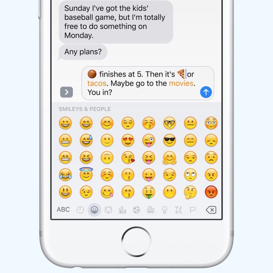 iPhone 7 用戶太幸福了！Apple 推出專屬的 iMessage 版 Emoji，設計充滿潮味！