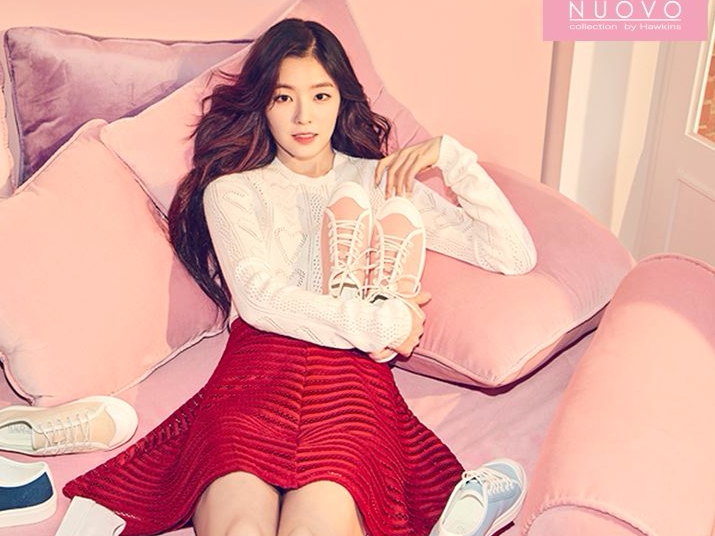 大勢馬可龍配色 KPOP新一代美貌女神代表“Irene”韓國同步代言 2017 SPRING NUOVO粉嫩鞋履發表  