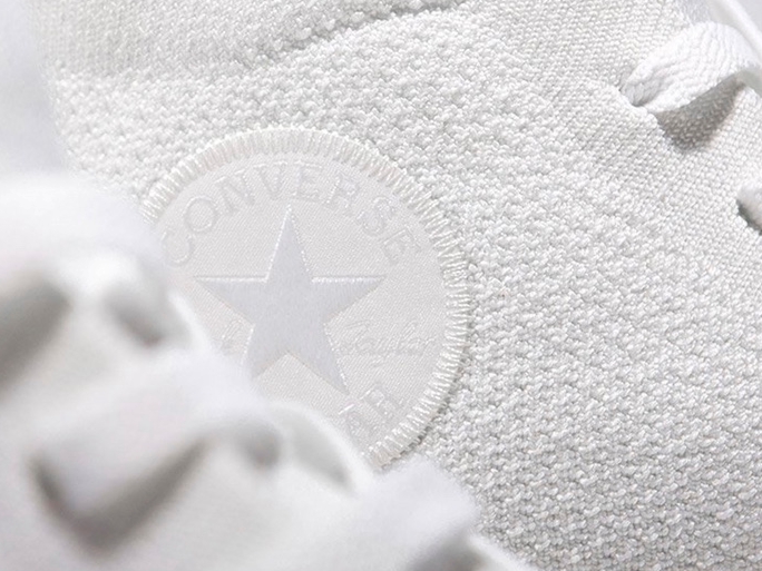 Converse Chuck Taylor All Star 科技化 搭載了 Nike 飛織科技全白配色亮相!