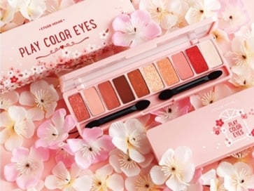 春天限定！Etude House 推出美到讓人戀愛的「櫻花眼影盤」！