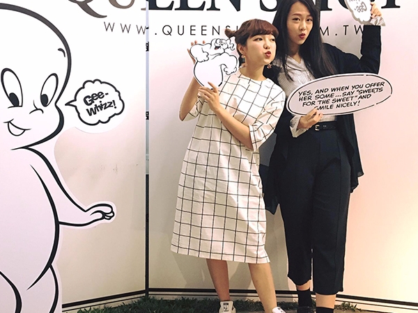 何美、林彥君151都瘋狂！QUEEN SHOP X 鬼馬小精靈CASPER 期間限定聯名萌翻登場，小編自己也敗了好幾件啊～