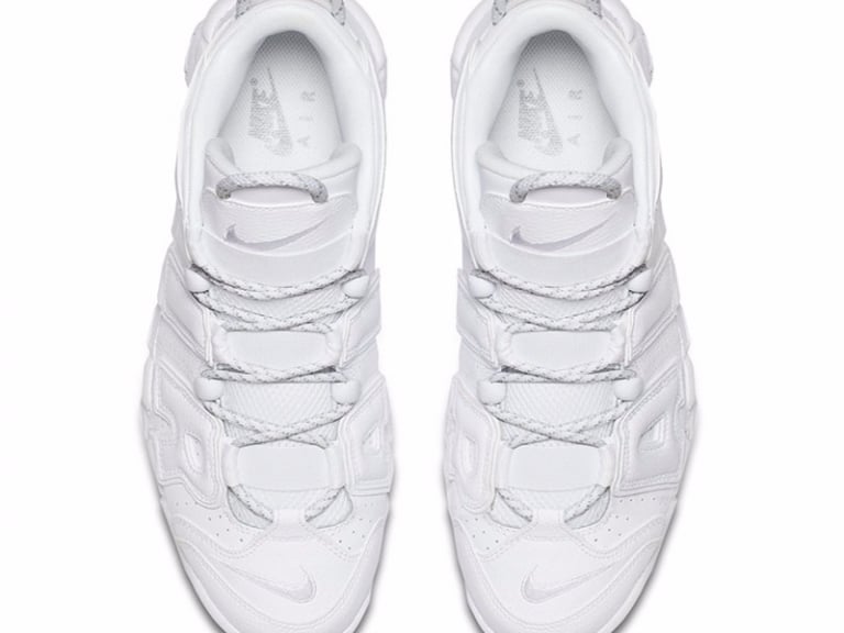 Nike Air More Uptempo「Triple White」全白登場