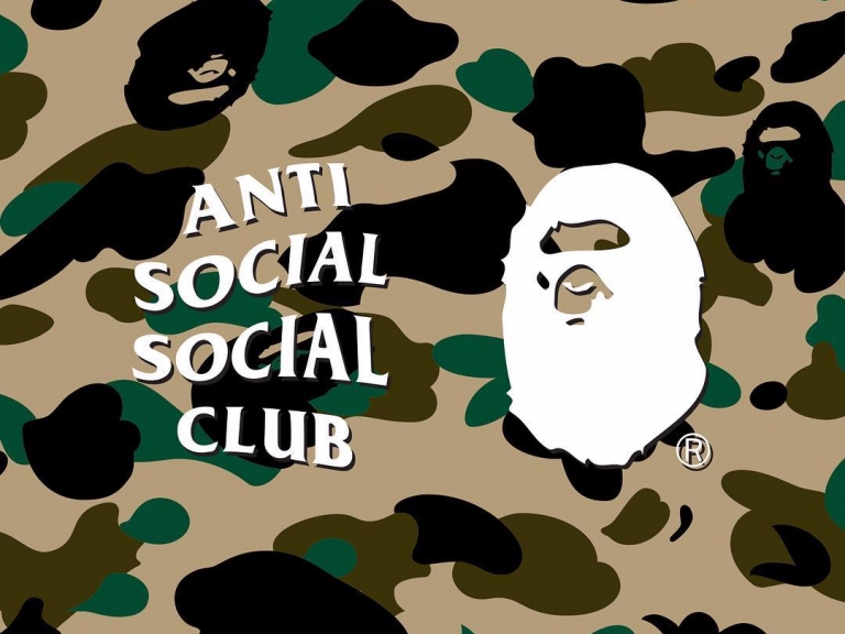  猩猩也有反社會人格？無預警 BAPE 與 Anti Social Social Club 都在 IG 上曝光合作訊息