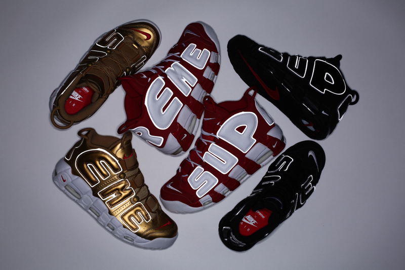 supreme nike uptempo black