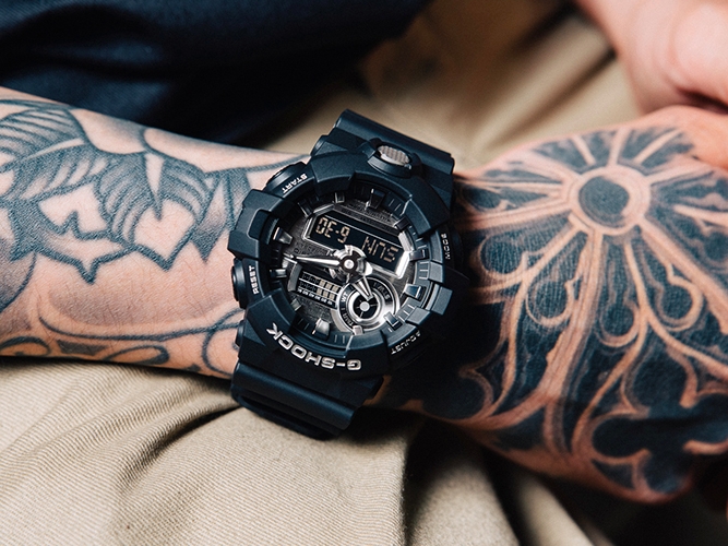 絕對的細緻造就絕對的強悍 刺青師眼中的 G-SHOCK GA-710 成為男子漢鐵證