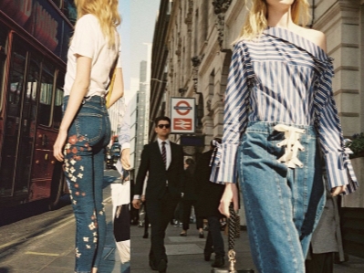 午後街頭下的 90 年代懷舊質感：Topshop 釋出全新春季 Statement Denim 系列型錄