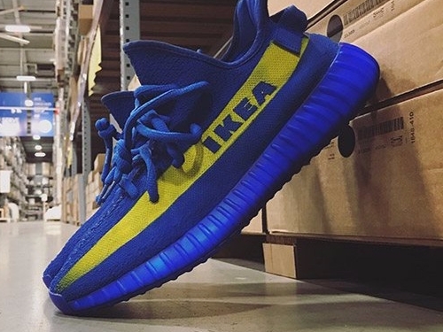 YEEZY BOOST 350 V2「IKEA」真的做出來了　還在 IKEA 實地拍攝！