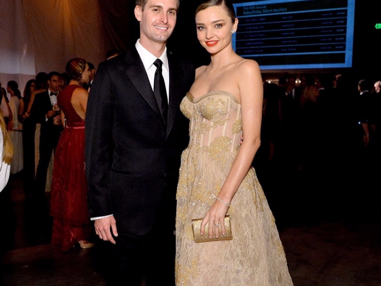 有傳 Miranda Kerr 將於今個星期與 Snapchat 行政總裁 Evan Spiegel 成婚！