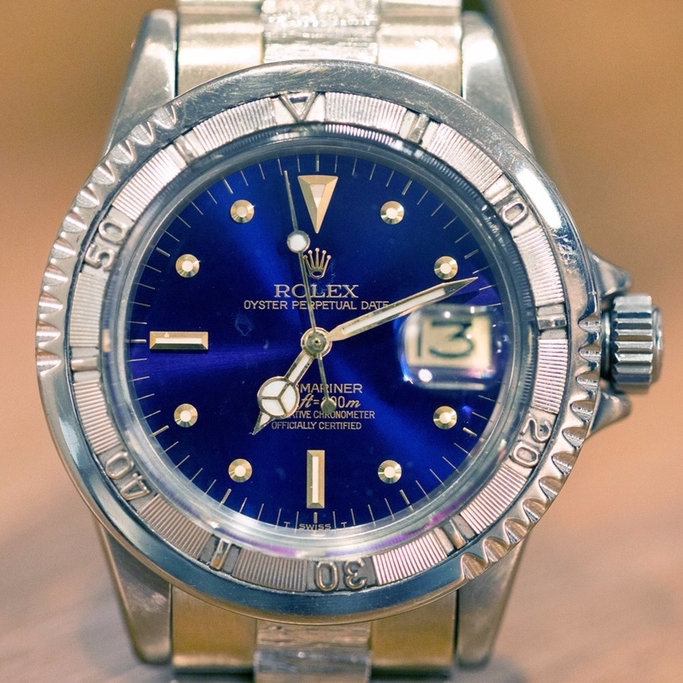 Rolex 從未公開發售的白金原型 Submariner 成為系列中最高價值的一枚