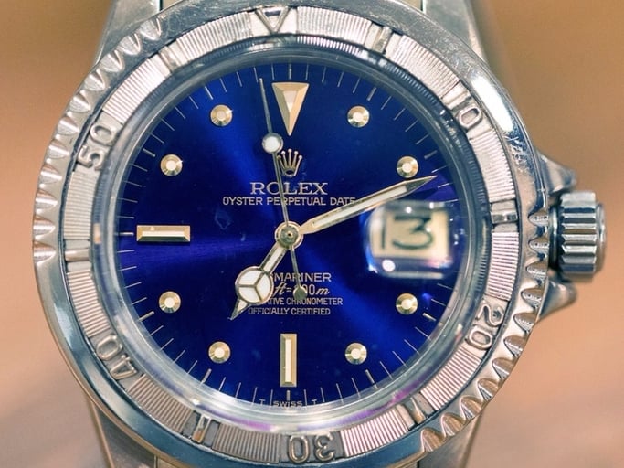 Rolex 從未公開發售的白金原型 Submariner 成為系列中最高價值的一枚