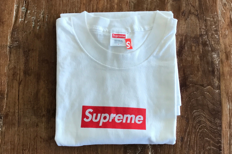 supreme 2005 box logo tee