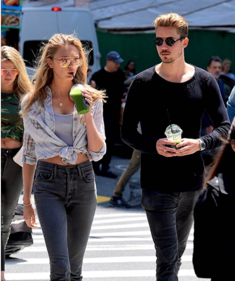 《本周街头直击》超模坎达儿珍娜与维秘天使 candice swanepoel,最新