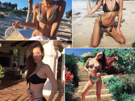 天殺的好身材！維秘天使Bella Hadid公開2017年9大時尚不出錯比基尼款式！