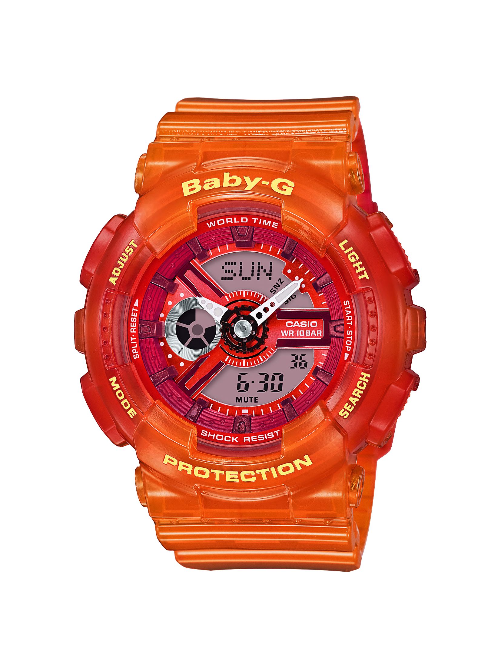 CASIO G-SHOCK & BABY-G迎夏新設計 漸層透色視覺沁涼 G-SHOCK G-LIDE潮汐資訊、溫度感測機能 世界頂級衝浪選手心中首選