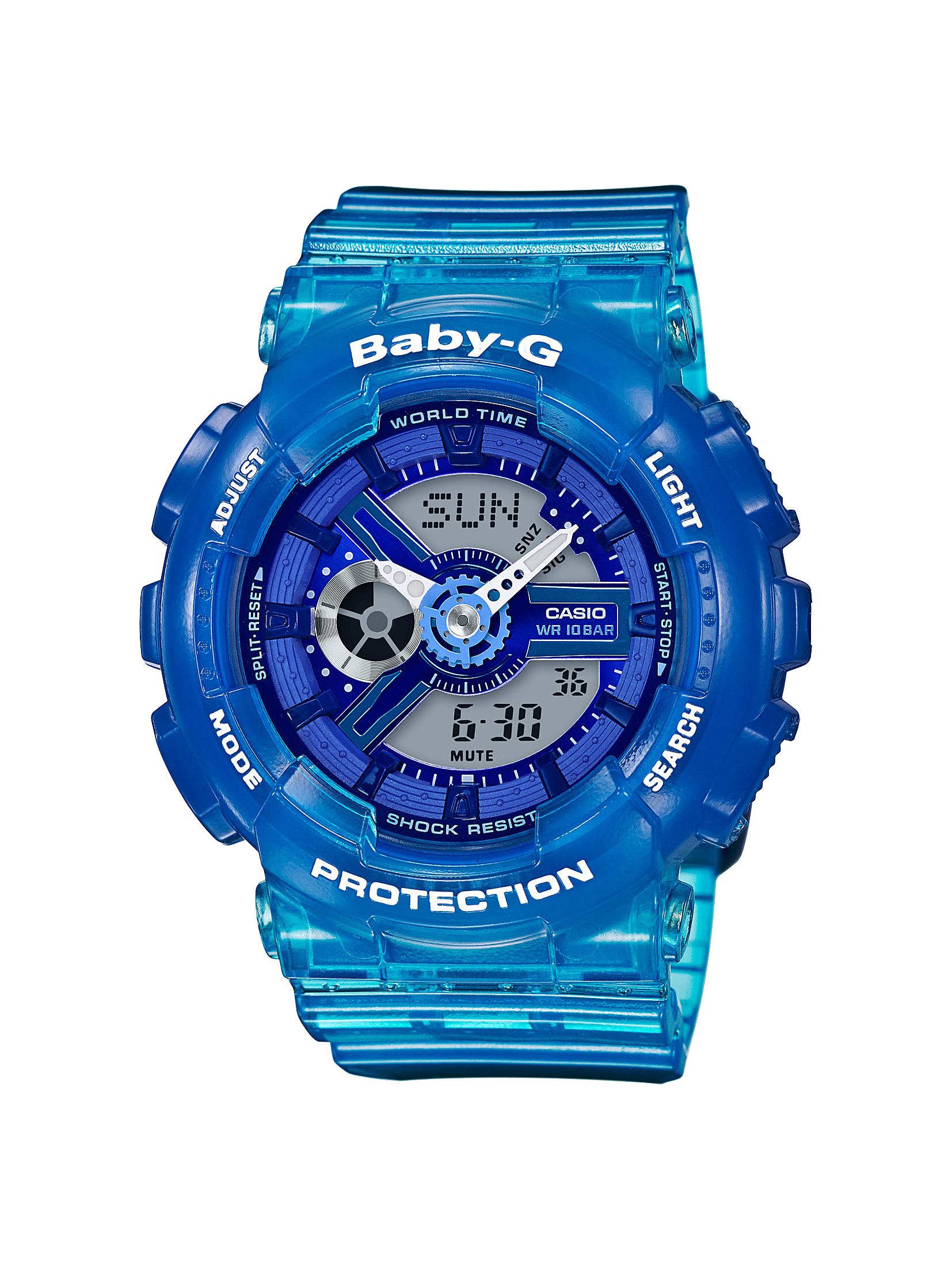 CASIO G-SHOCK & BABY-G迎夏新設計 漸層透色視覺沁涼 G-SHOCK G-LIDE潮汐資訊、溫度感測機能 世界頂級衝浪選手心中首選