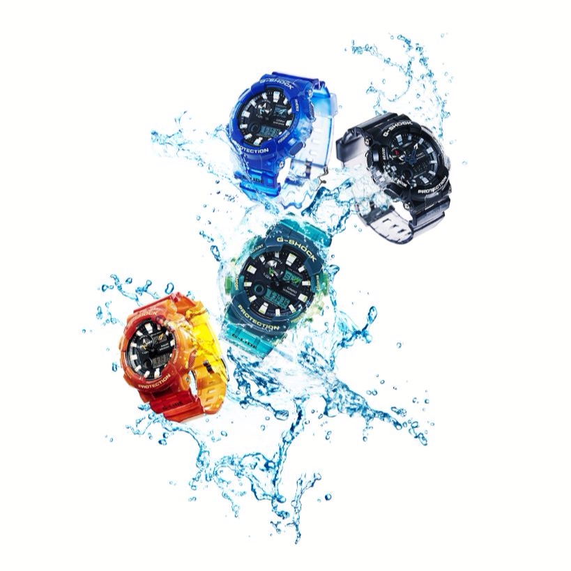 CASIO G-SHOCK & BABY-G迎夏新設計 漸層透色視覺沁涼 G-SHOCK G-LIDE潮汐資訊、溫度感測機能 世界頂級衝浪選手心中首選