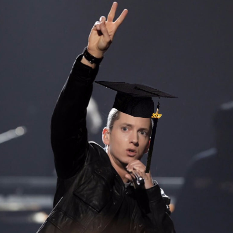 Eminem 為美國一高中畢業典禮送上祝福