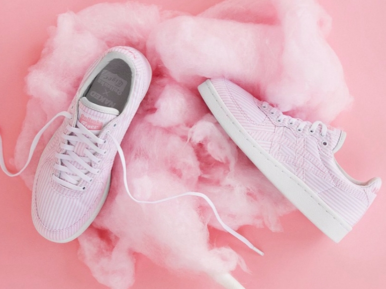 NAKED x Onitsuka Tiger 推出聯乘鞋款，讓你的夏天好像粉色棉花糖一樣甜美！台灣確定販售
