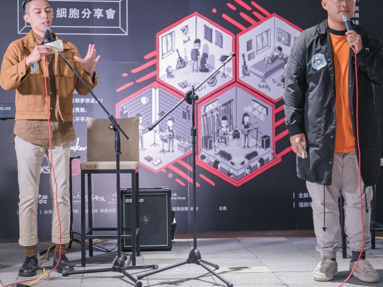 卡市達創業主辦「音樂細胞分享會」，油頭二世跨刀繪製潮流主視覺