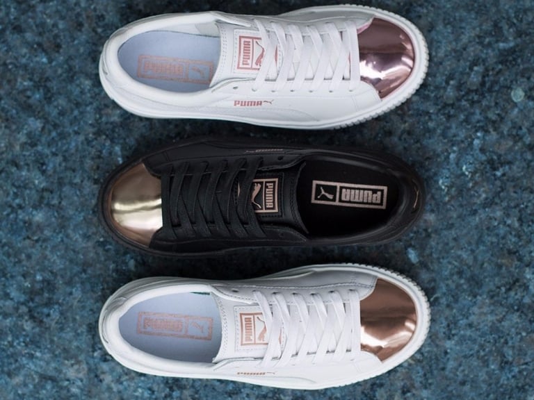 Puma 人氣厚底運動鞋又推新色：當純白遇上玫瑰金，叫人怎抗拒？