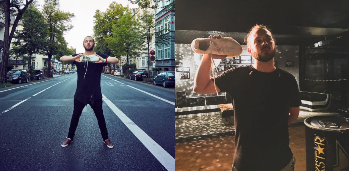 幸運撿到小賈 Yeezy Boost 350 v2 左腳的粉絲成立 IG 帳號，讓大家看看鞋子與他的生活！