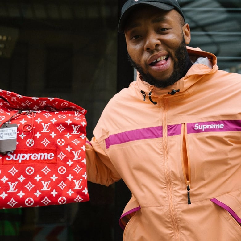 Louis Vuitton x Supreme 巴黎發售現場，潮流人士爭奇鬥艷