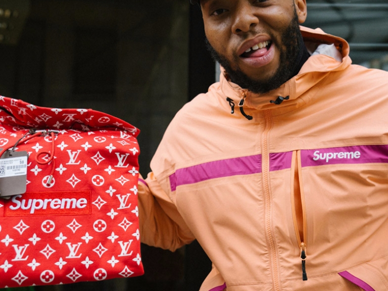 Louis Vuitton x Supreme 巴黎發售現場，潮流人士爭奇鬥艷