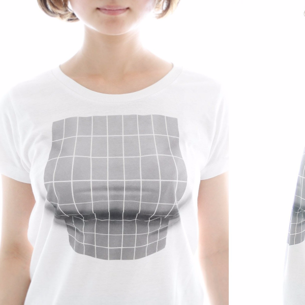 貧胸族福音？日本推出「胸變超大」錯覺 T 恤　只要不看側面都無懈可擊...