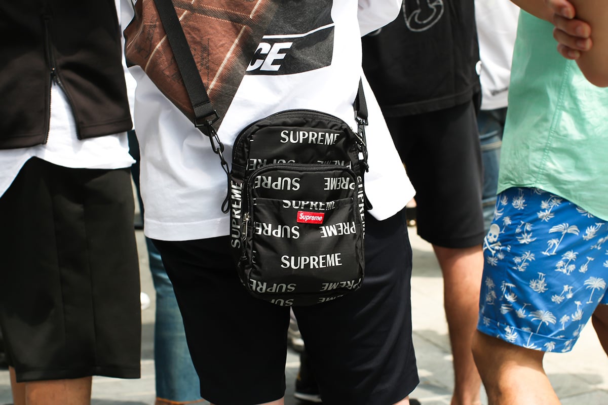 Louis Vuitton x Supreme 首爾發售現場，比耐力還要比行頭