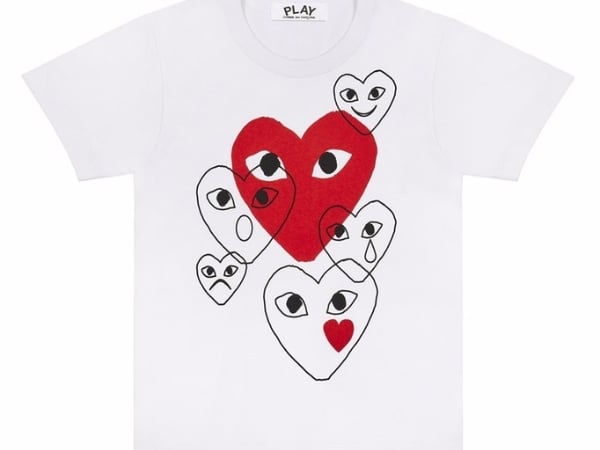 COMME des GARÇONS PLAY 推出全新 Emoji T-Shirt 系列