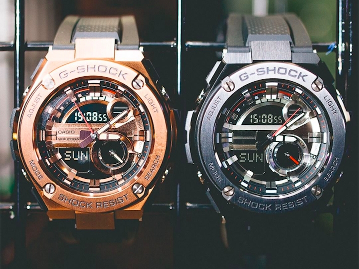 男孩催熟中!黑銀配色的 G-Shock 不稀奇,用古銅色 G-STEEL GST-210 讓她看見你的質感!