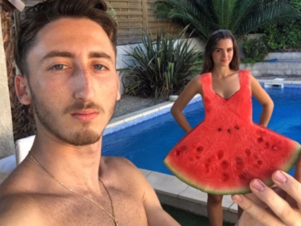 Instagram 新玩法！夏天最性感的「西瓜洋裝」　國外網友超瘋玩！