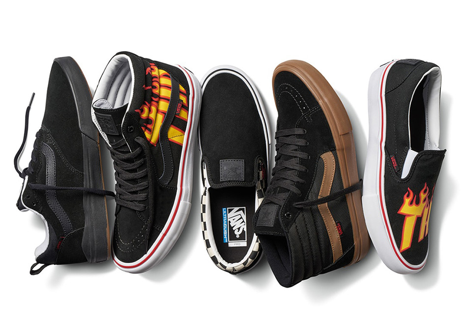 The Thrasher x Vans 聯名系列燒燙燙,服裝鞋款一次備齊!