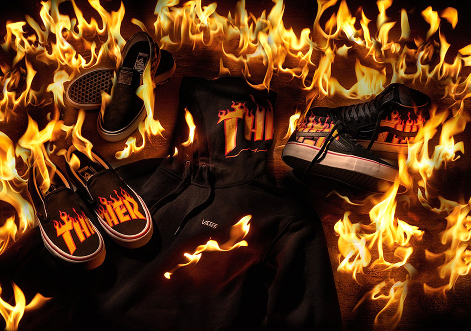 The Thrasher x Vans 聯名系列燒燙燙,服裝鞋款一次備齊!