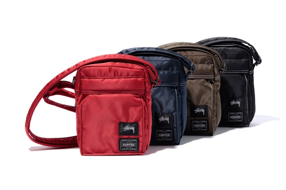 潮流品牌 Stussy 與日本知品包款品牌 PORTER 共同聯名推出亮彩夏季包款