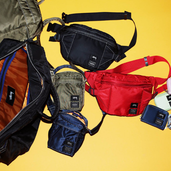 潮流品牌 Stussy 與日本知品包款品牌 PORTER 共同聯名推出亮彩夏季包款