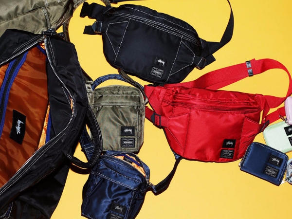 潮流品牌 Stussy 與日本知品包款品牌 PORTER 共同聯名推出亮彩夏季包款