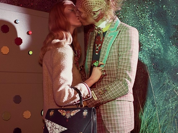 不要誤會！這不是甚麼新的科幻電影劇照，而是 Gucci 2017 秋冬系列的廣告造型照！