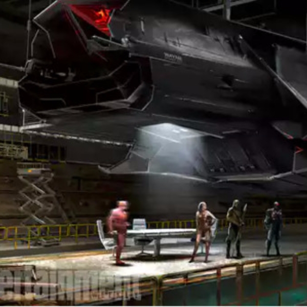 巨大到驚人！《正義聯盟》超霸氣戰艦「飛狐」曝光　蝙蝠俠果然有錢任性！