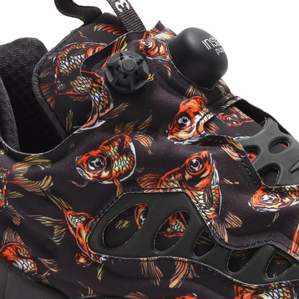 Reebok Instapump Fury Road 金魚花紋版本　飄散濃濃和風